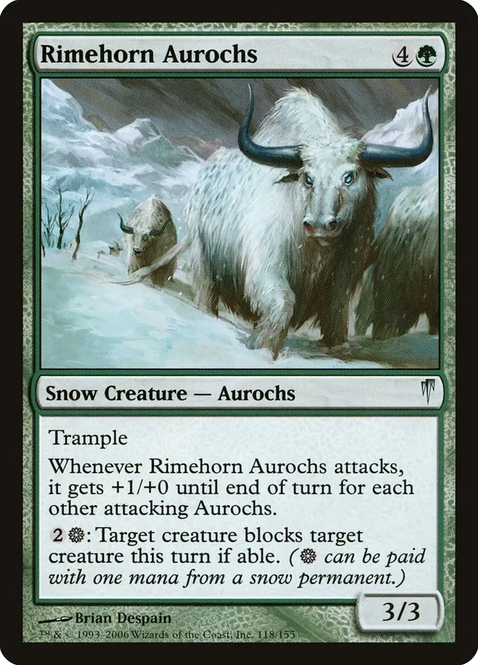 Rimehorn Aurochs Front Face