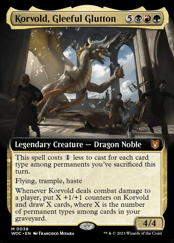 Korvold, Gleeful Glutton Front Face