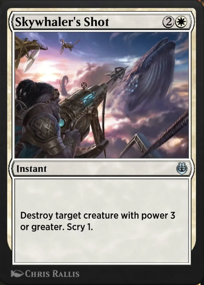 Skywhaler's Shot Front Face