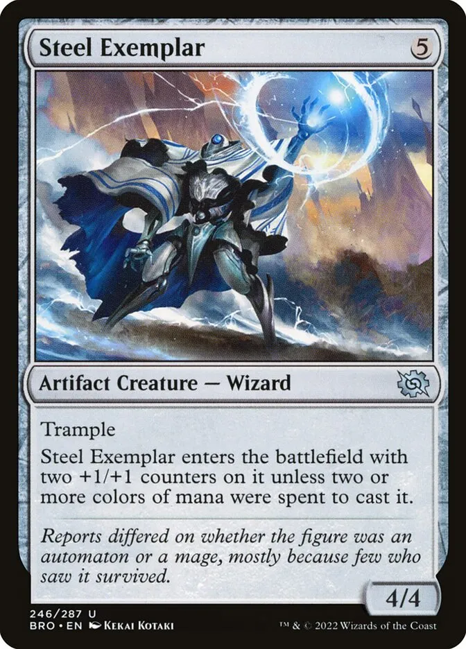 Steel Exemplar Front Face