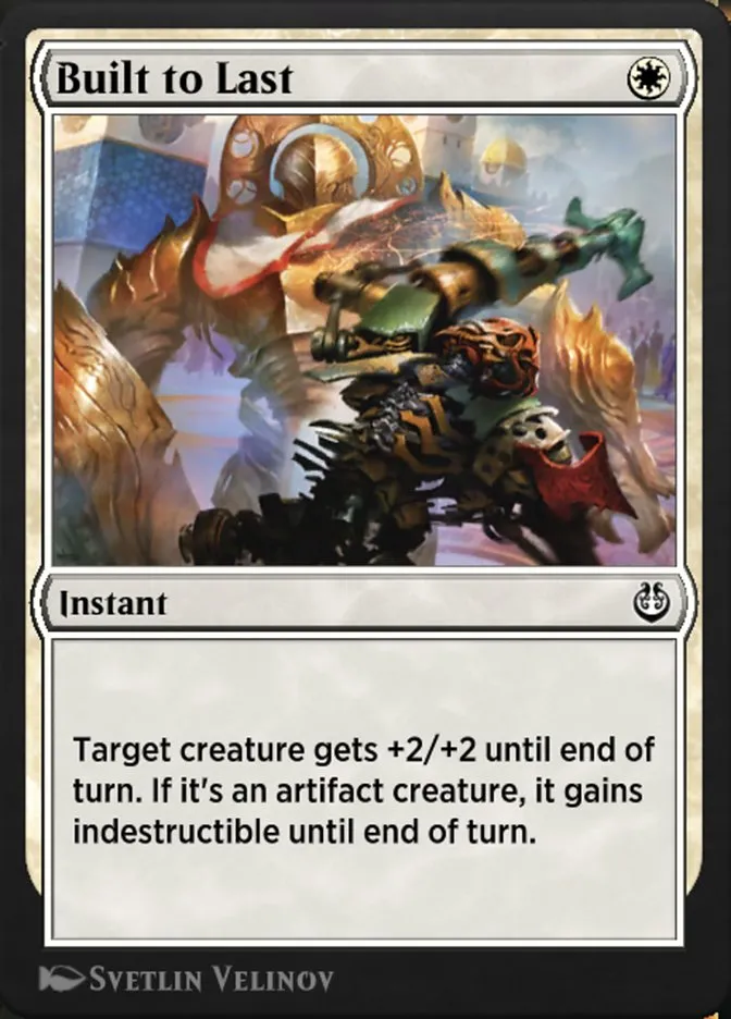 Built to Last Front Face