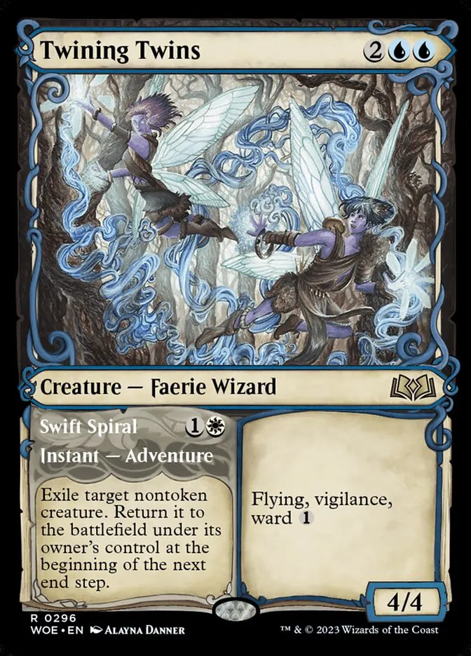 Twining Twins // Swift Spiral Front Face