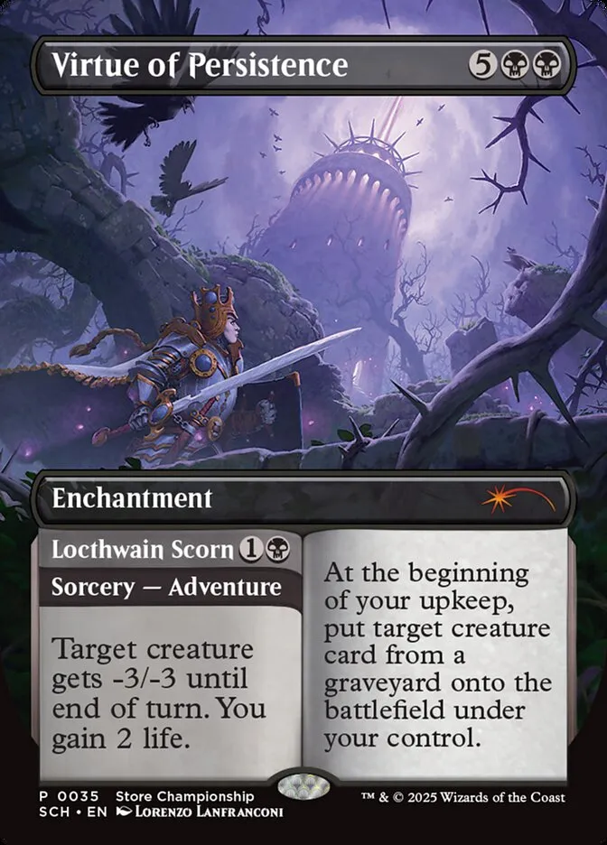 Virtue of Persistence // Locthwain Scorn Front Face