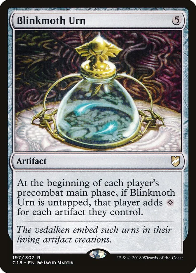 Blinkmoth Urn Front Face