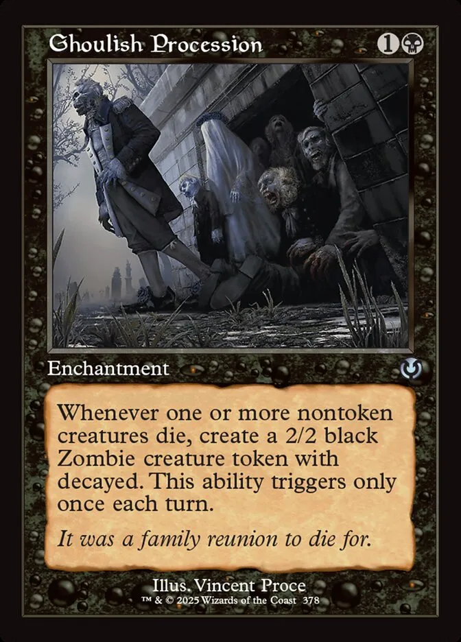 Ghoulish Procession Front Face