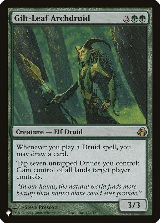 Gilt-Leaf Archdruid Front Face