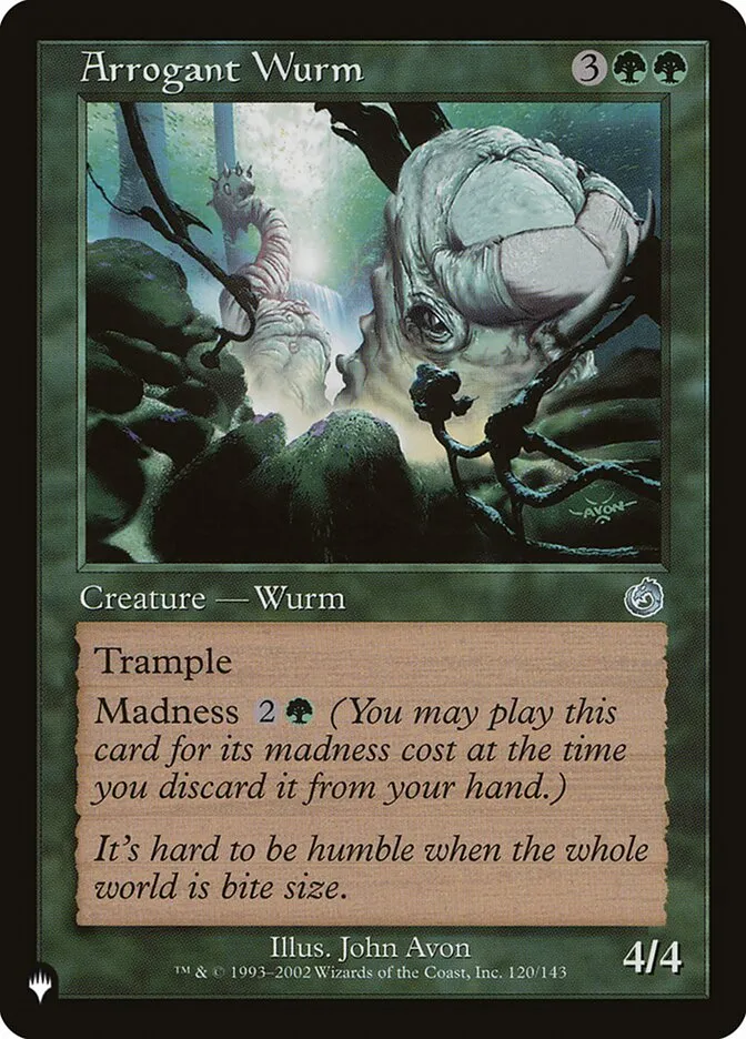 Arrogant Wurm Front Face