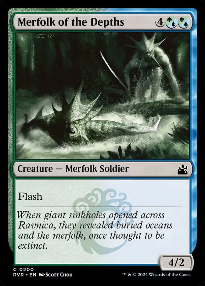 Merfolk of the Depths Front Face