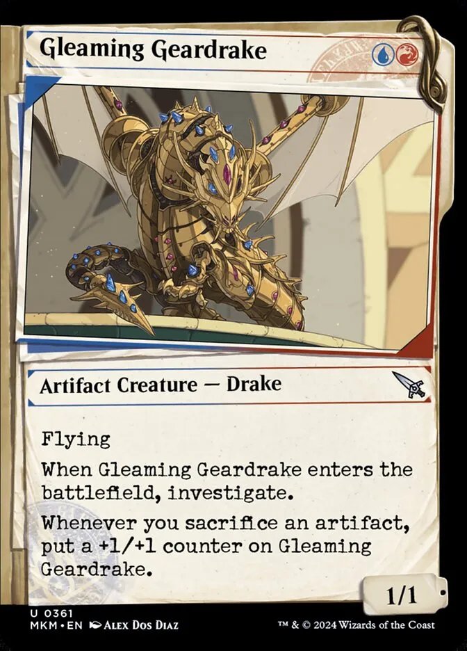 Gleaming Geardrake Front Face