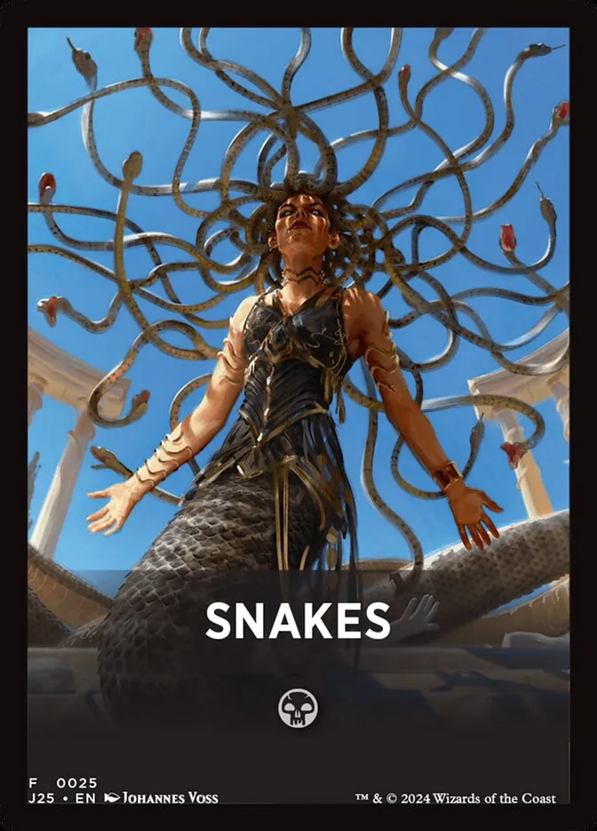 Snakes Front Face
