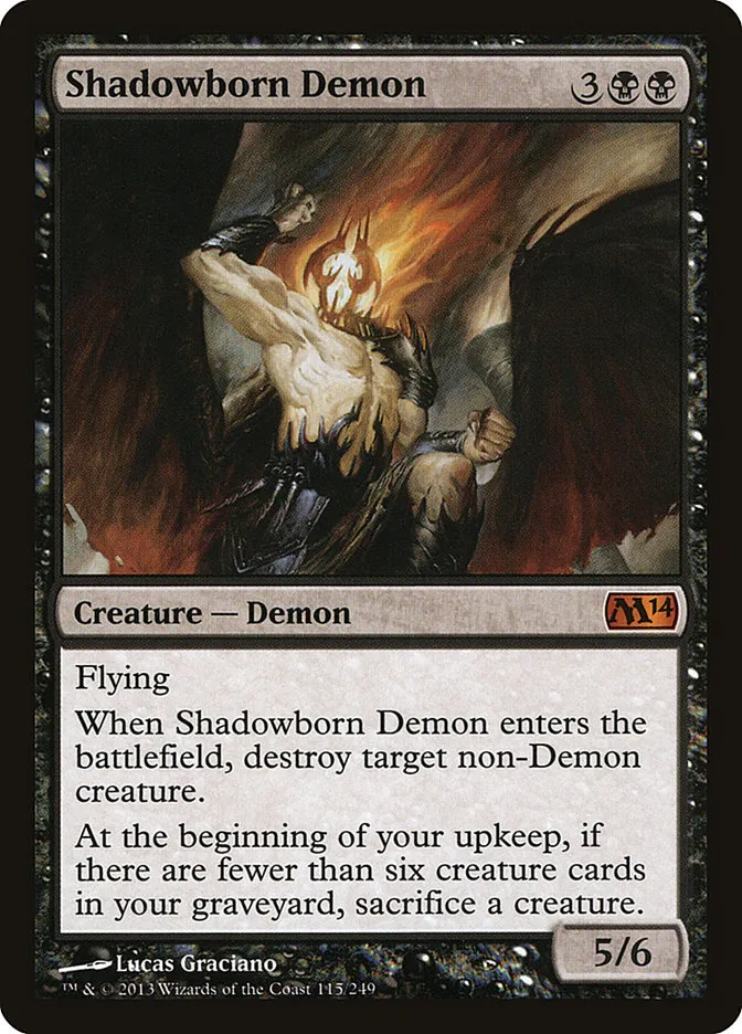 Shadowborn Demon Front Face
