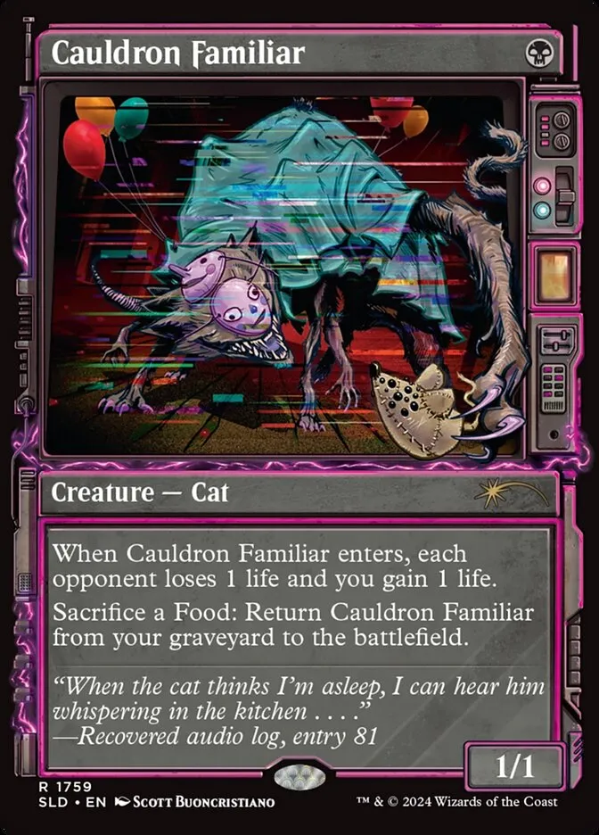 Cauldron Familiar Front Face