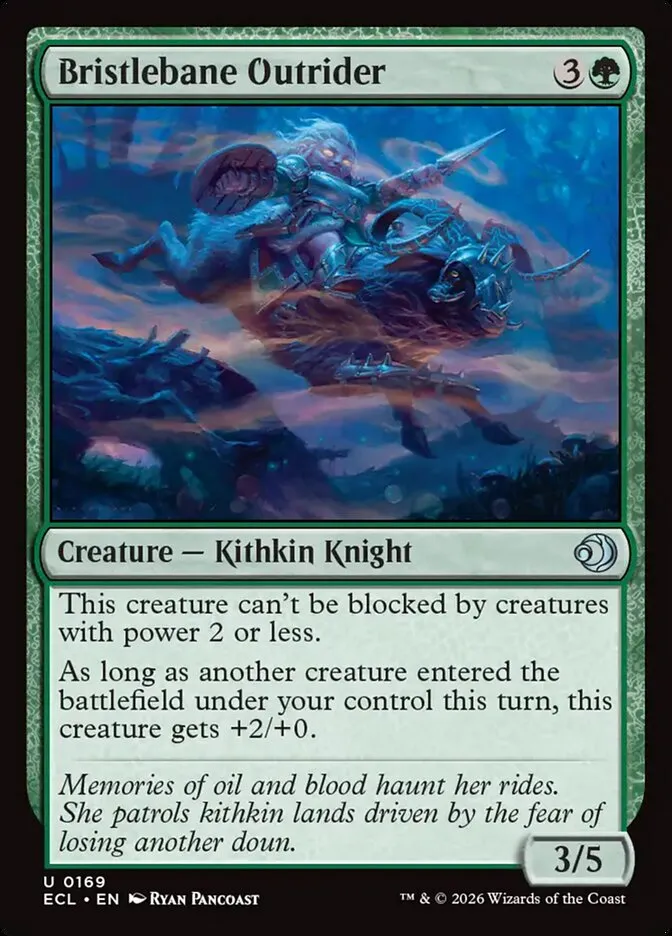 Bristlebane Outrider Front Face