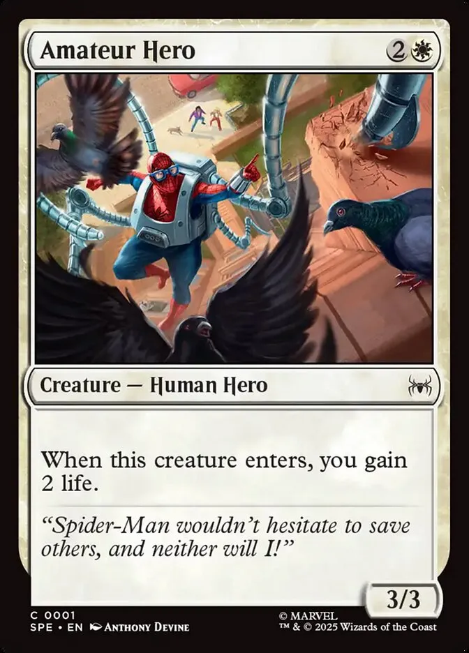 Amateur Hero Front Face