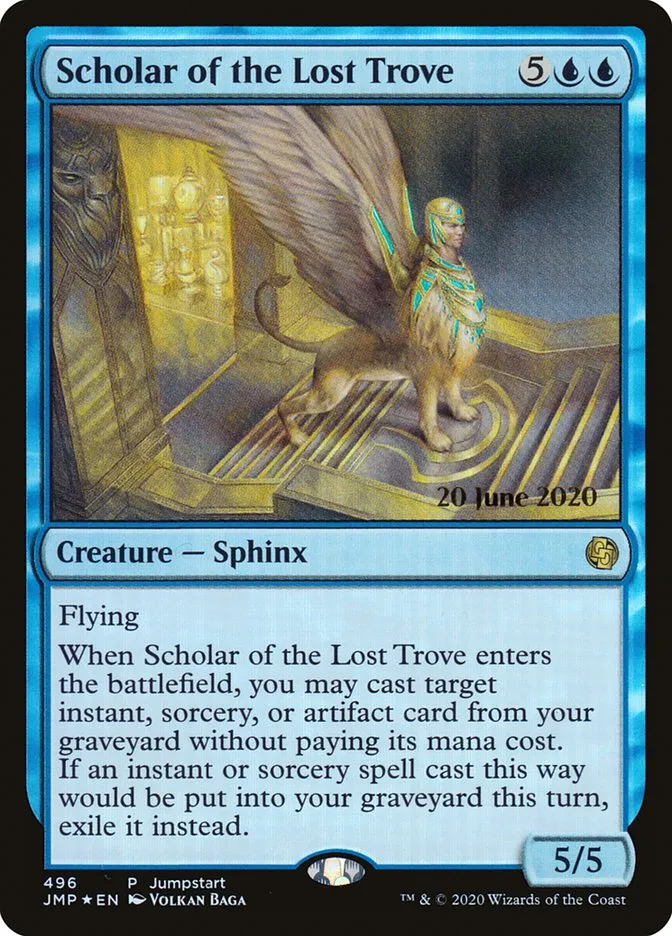 Scholar of the Lost Trove Front Face