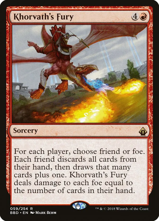Khorvath's Fury Front Face