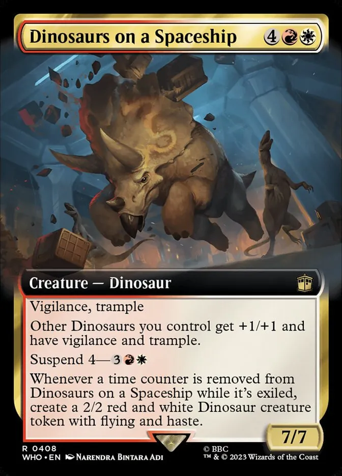 Dinosaurs on a Spaceship Front Face
