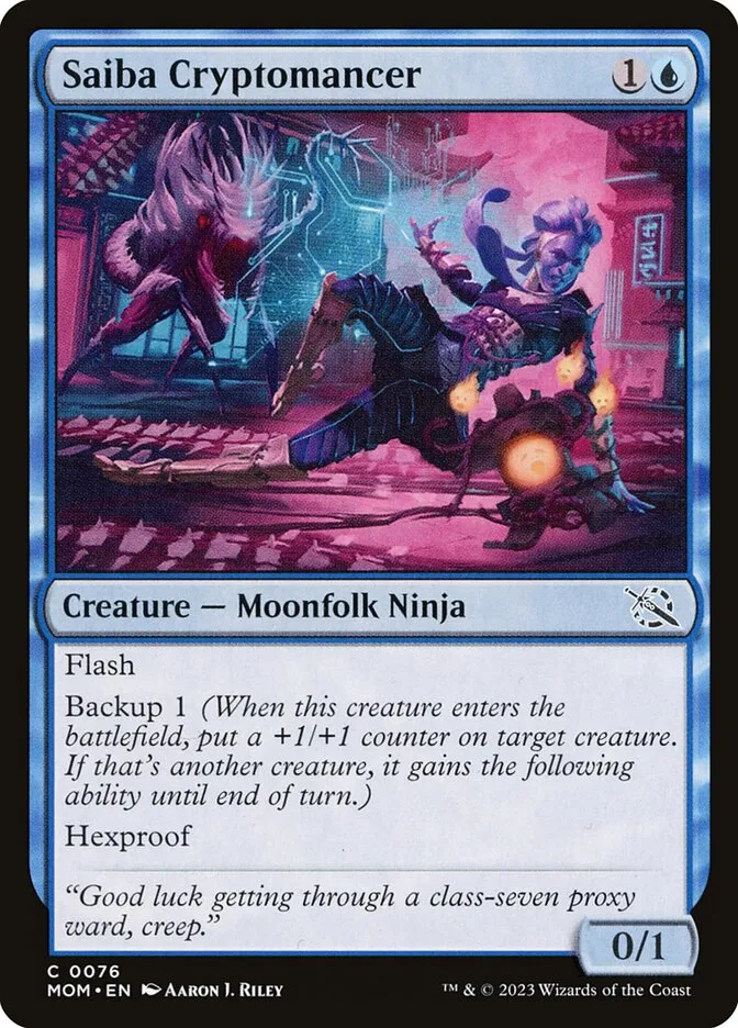 Saiba Cryptomancer Front Face