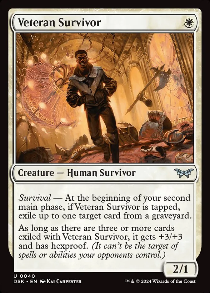 Veteran Survivor Front Face