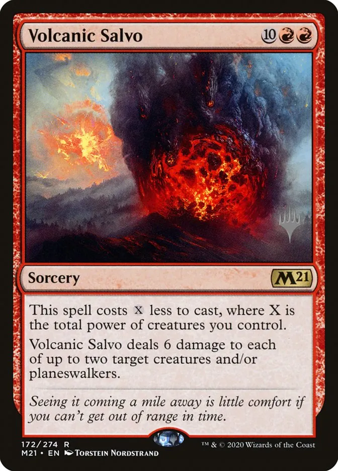Volcanic Salvo Front Face