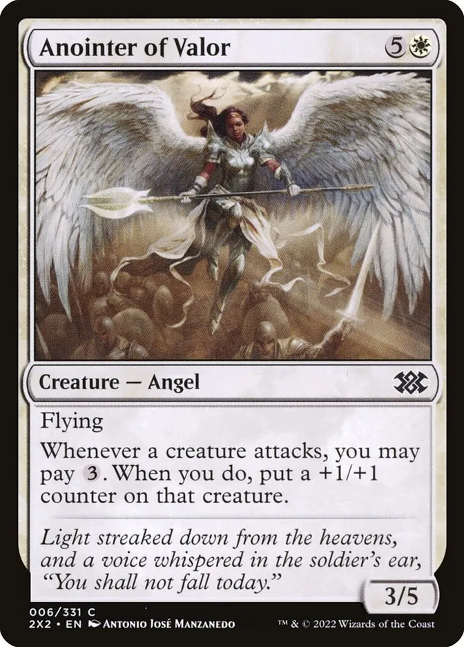 Anointer of Valor Front Face