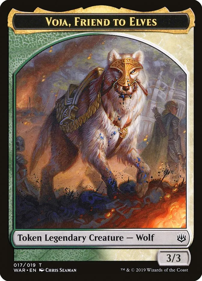 Voja, Friend to Elves Front Face