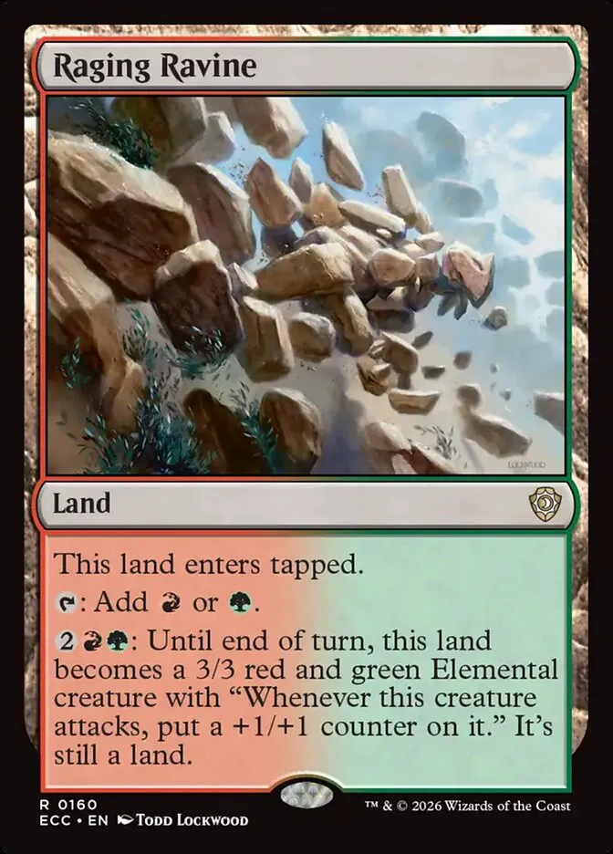 Raging Ravine Front Face