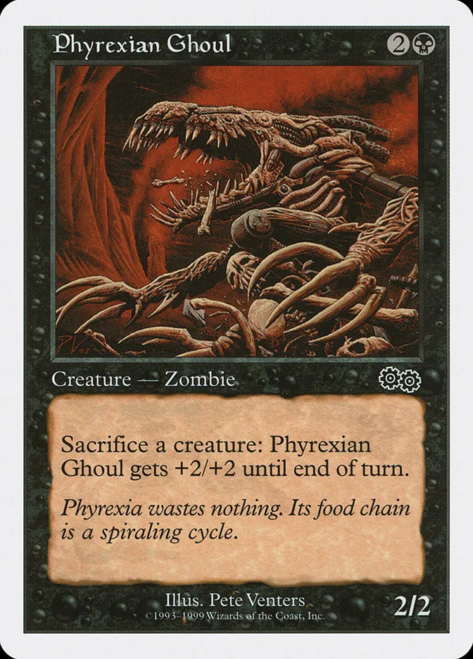 Phyrexian Ghoul Front Face