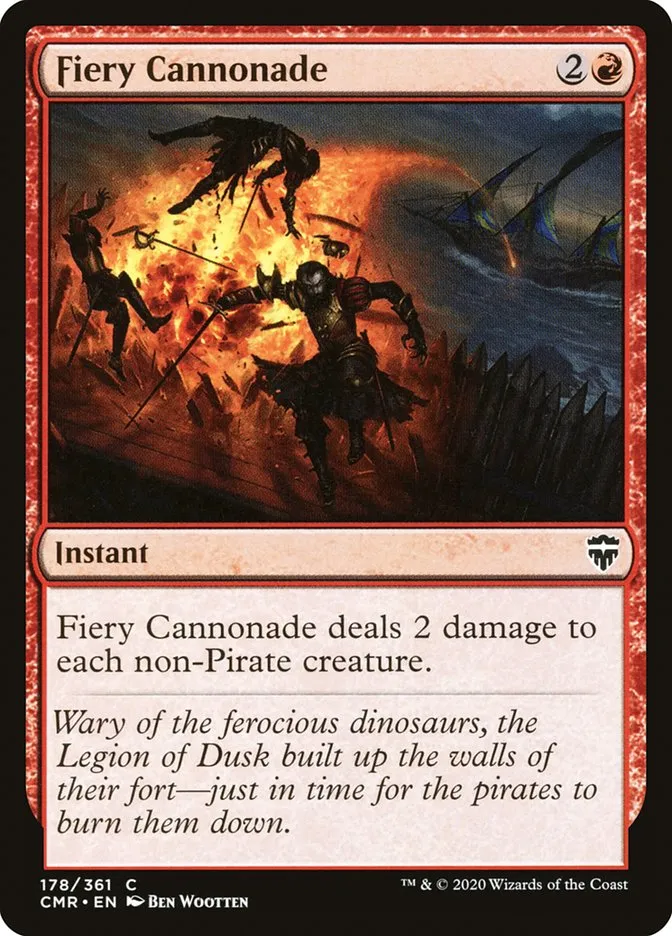 Fiery Cannonade Front Face