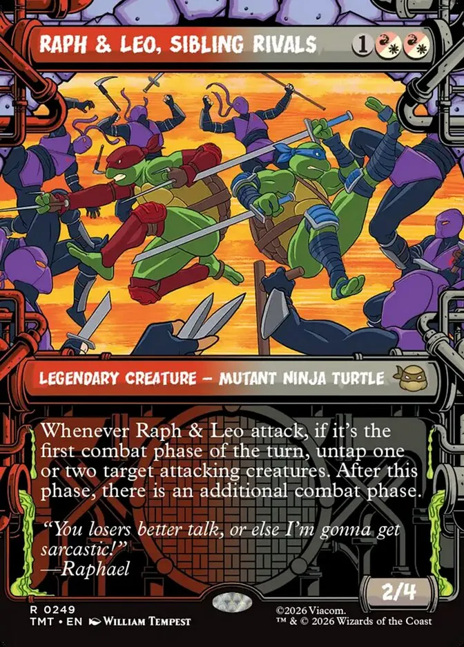 Raph & Leo, Sibling Rivals Front Face