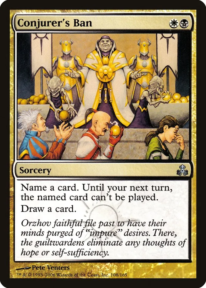 Conjurer's Ban Front Face