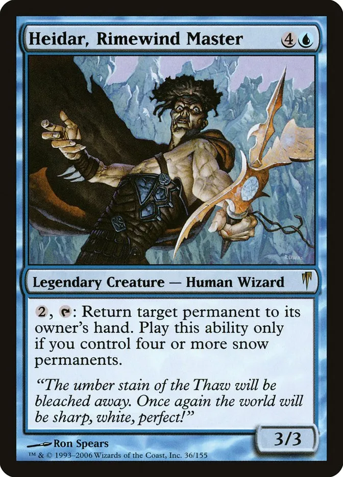 Heidar, Rimewind Master Front Face