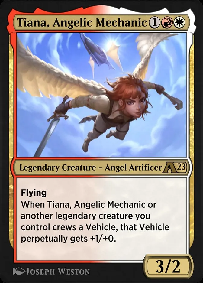 Tiana, Angelic Mechanic Front Face