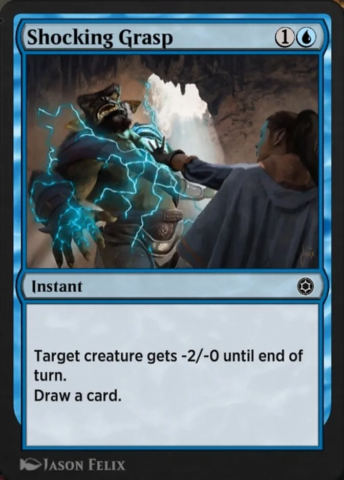 Shocking Grasp Front Face