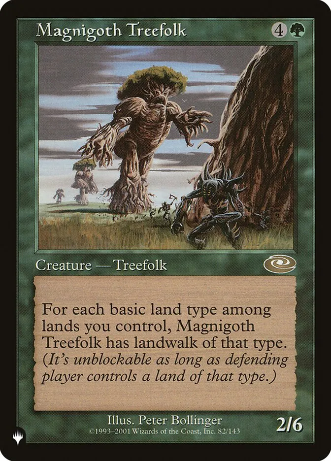 Magnigoth Treefolk Front Face