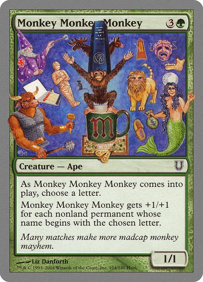 Monkey Monkey Monkey Front Face