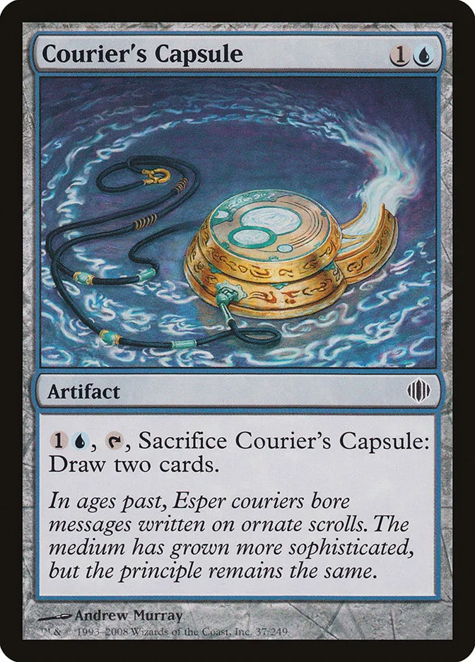Courier's Capsule Front Face
