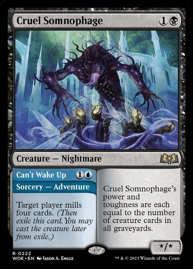 Cruel Somnophage // Can't Wake Up Front Face