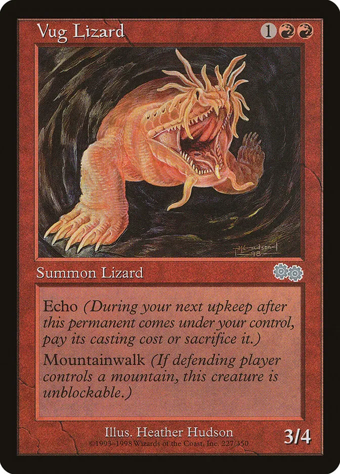 Vug Lizard Front Face