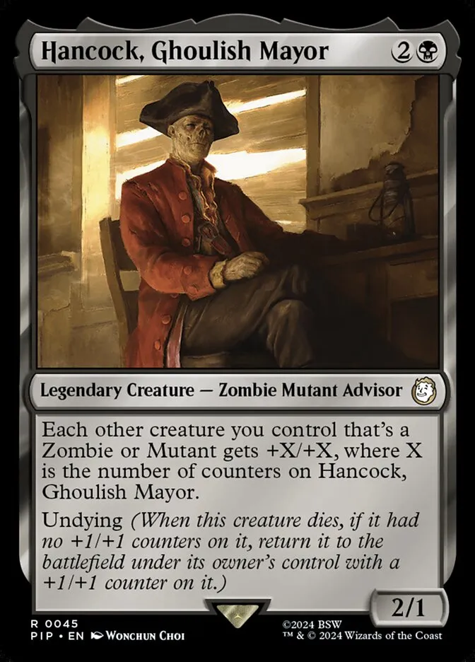 Hancock, Ghoulish Mayor Front Face