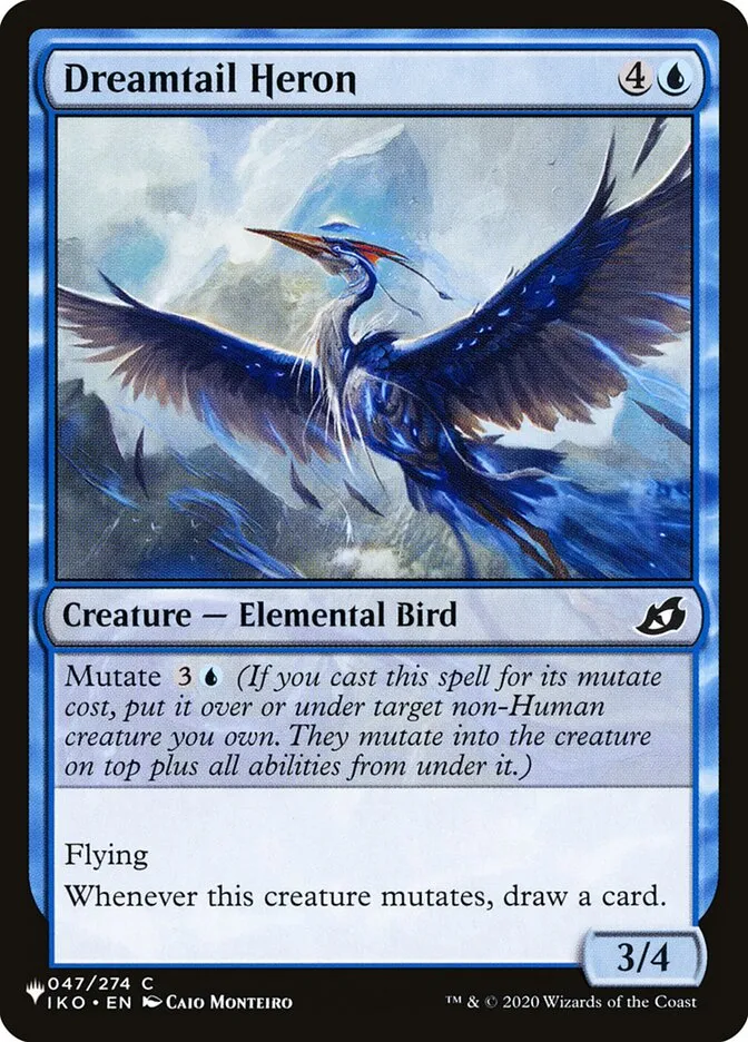 Dreamtail Heron Front Face