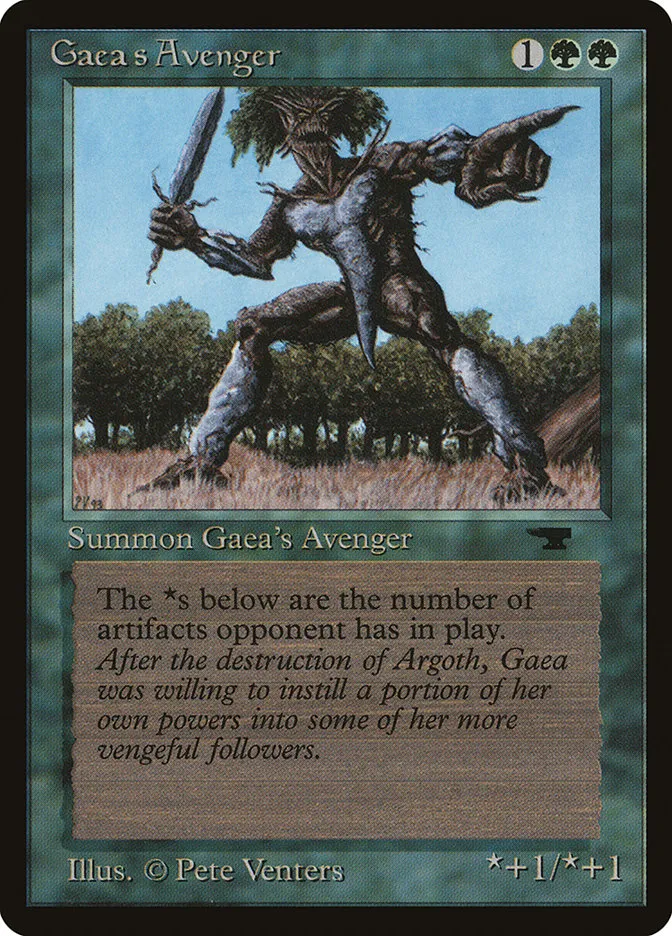 Gaea's Avenger Front Face