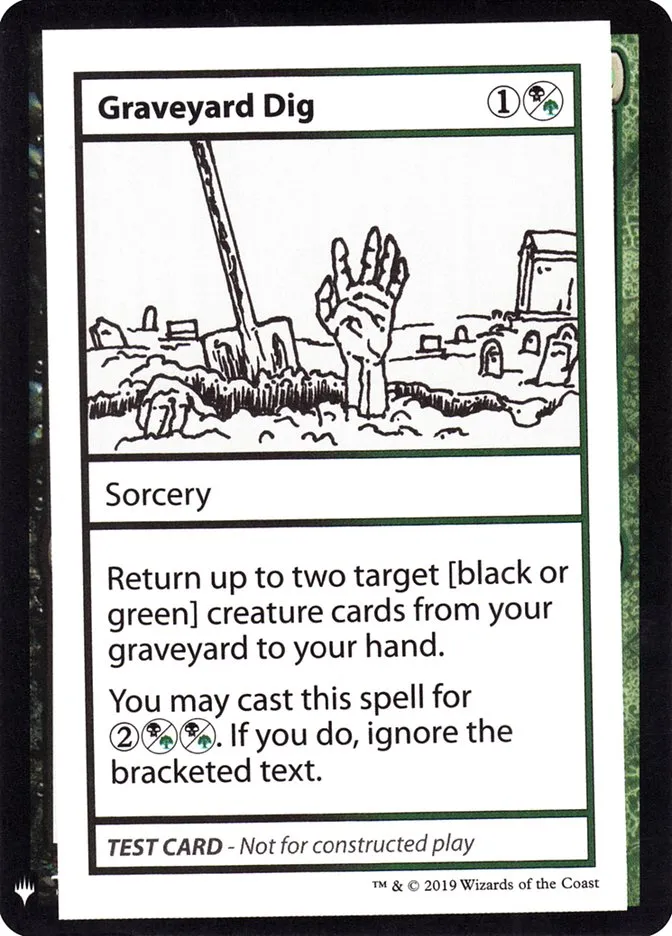 Graveyard Dig Front Face
