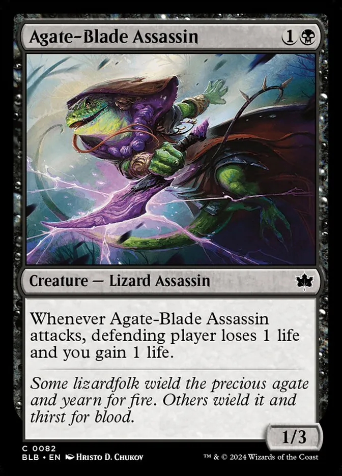 Agate-Blade Assassin Front Face