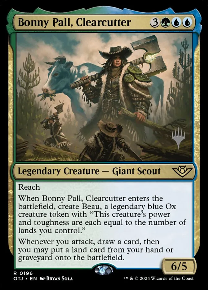 Bonny Pall, Clearcutter Front Face