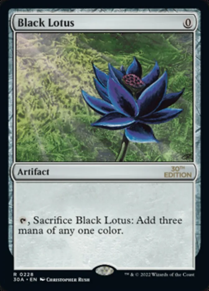 Black Lotus Front Face