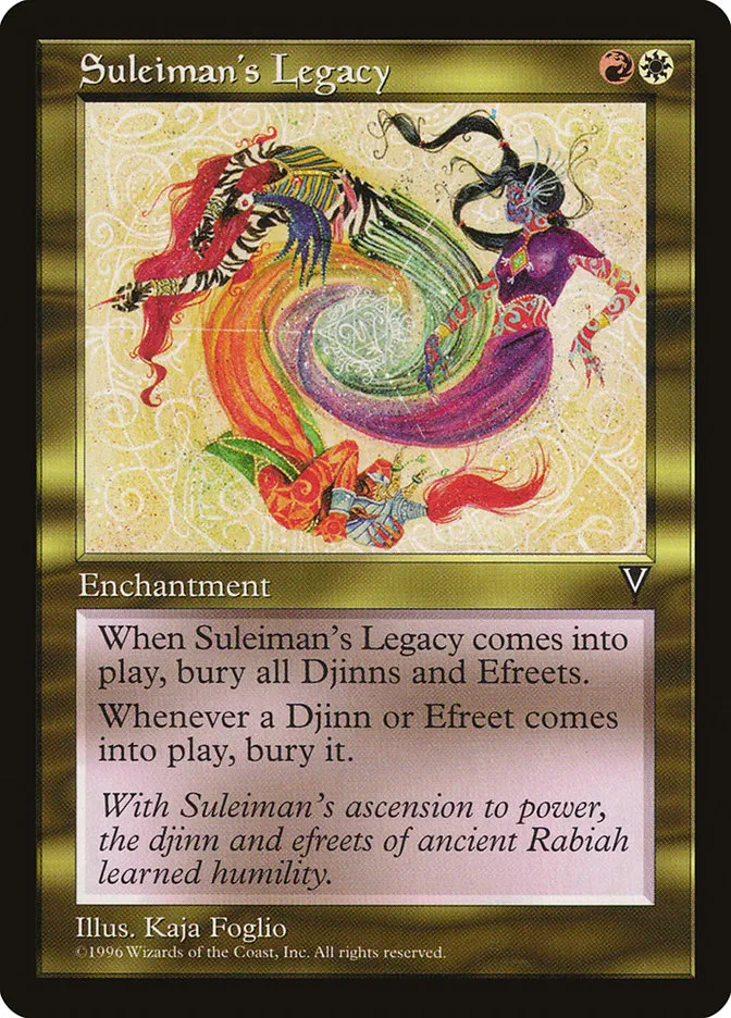 Suleiman's Legacy Front Face