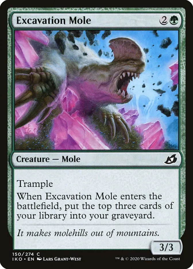 Excavation Mole Front Face