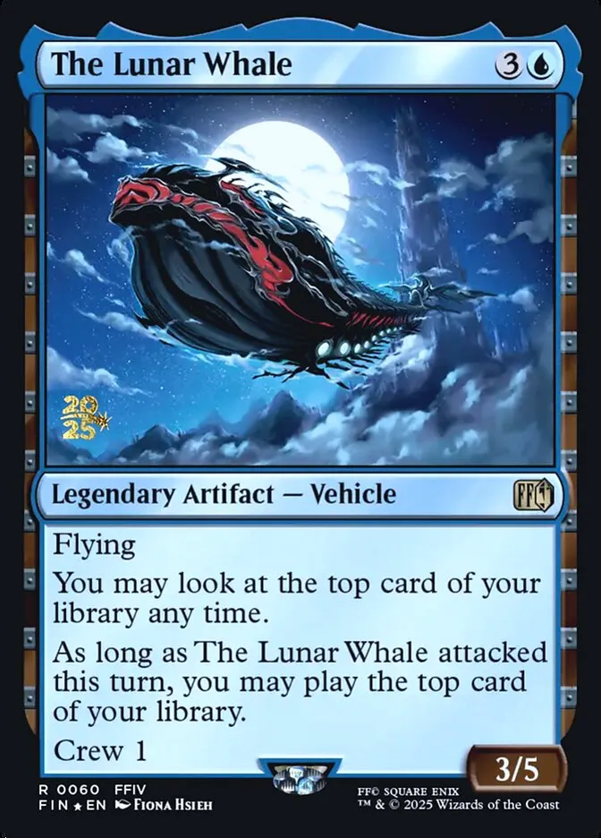 The Lunar Whale Front Face