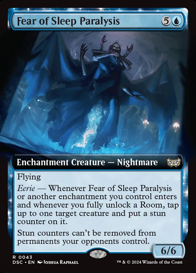 Fear of Sleep Paralysis Front Face